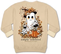 Simply Southern Women's Ghost Fleece Crew Sweater
