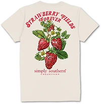 Simply Southern Women's Strawberry T-shirt