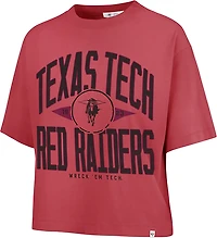 47 Women's Texas Tech Windthrow Ravine Crop T-shirt