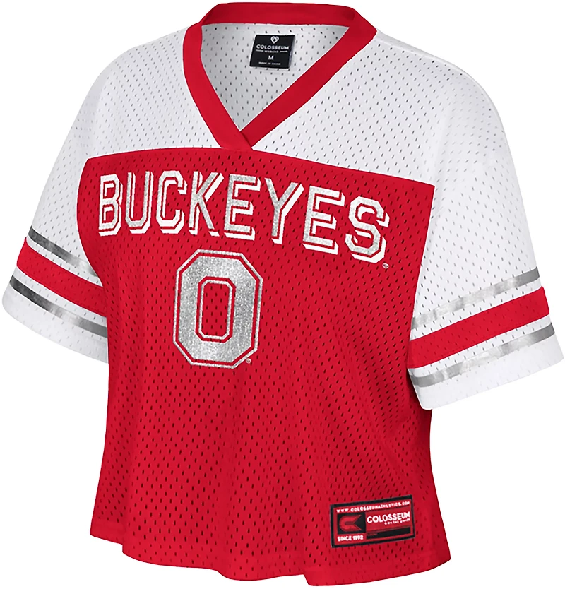 Colosseum Athletics Women's Ohio State Posh Football Jersey