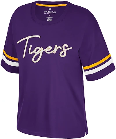 Colosseum Athletics Women's LSU Realist Oversize T-shirt