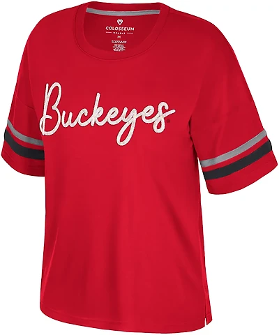 Colosseum Athletics Women's Ohio State Realist Oversize T-shirt