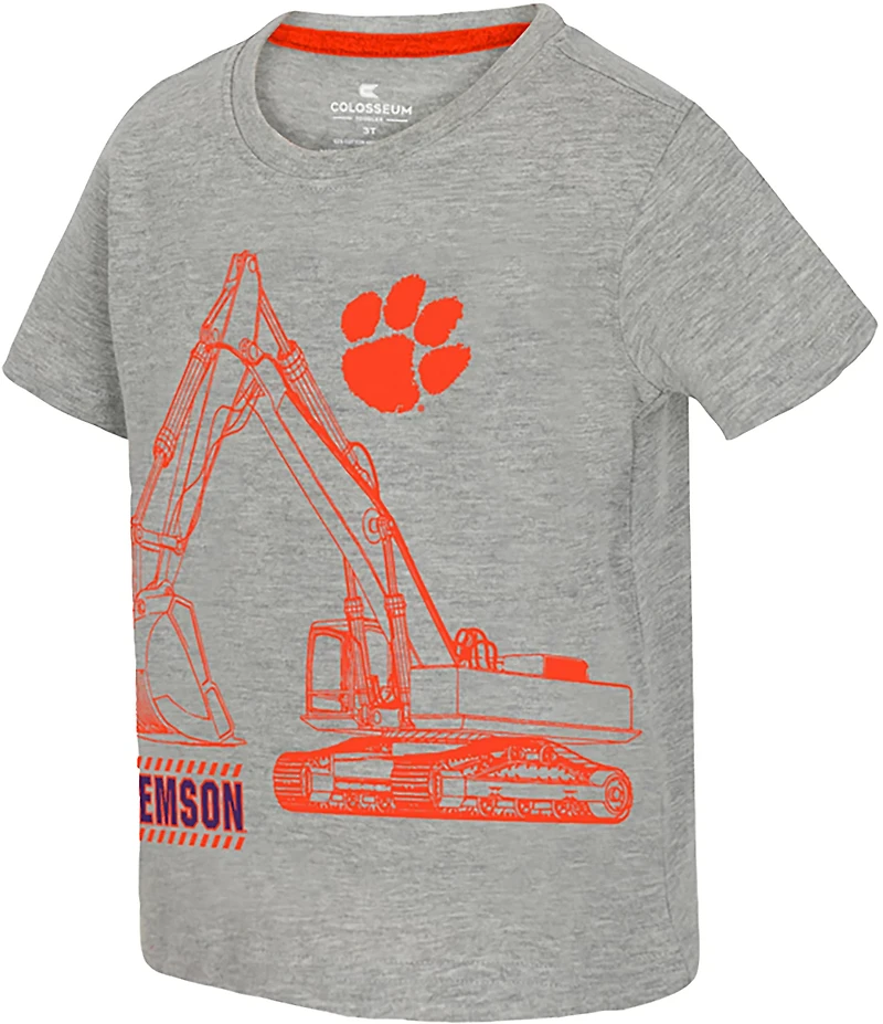 Colosseum Athletics Toddlers' Clemson Excavator T-shirt