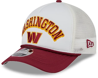 New Era Men's Washington Commanders Chrome A-Frame 9FORTY MC Cap