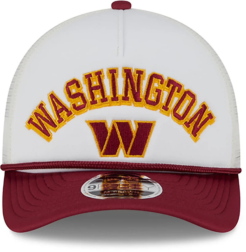 New Era Men's Washington Commanders Chrome A-Frame 9FORTY MC Cap