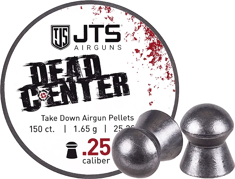 JTS Dead Center Precision .25 Domed Pellets