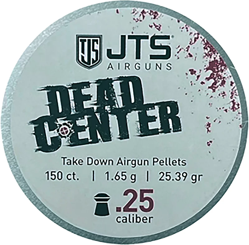 JTS Dead Center Precision .25 Domed Pellets