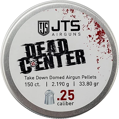 JTS Dead Center Precision .25 Semi-Domed Pellets