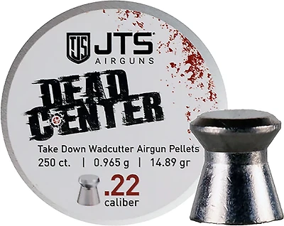 JTS Dead Center Precision .22 Wadcutter Pellets