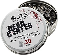 JTS Dead Center Precision .30 Domed Pellets - 100 Rounds