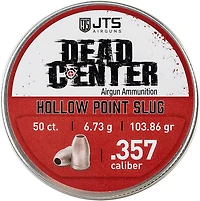 JTS Dead Center Precision .357 Hollow Point Pellets - 50 Rounds