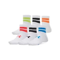 Under Armour Kids' Essential Quarter Socks 6 Pack