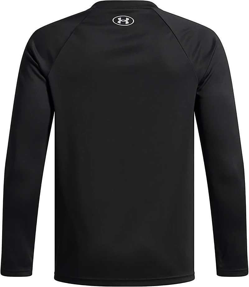 Under Armour Boys' Tech Hybrid Print Fill Long Sleeve T-shirt