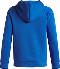 Under Armour Boys' Rival Fleece Big Logo Printed Fleece Hoodie