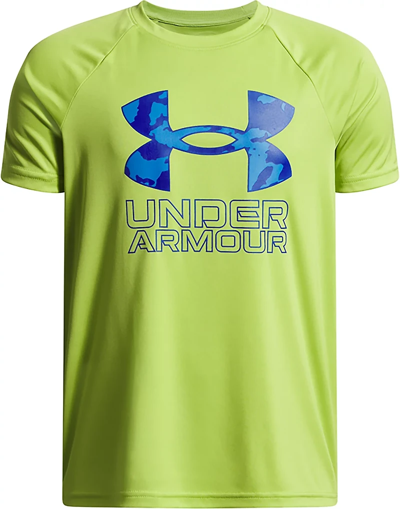 Under Armour Boys' Hybrid Printed Short Sleeve T-shirt