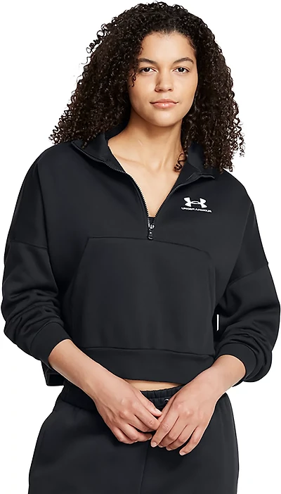 Under Armour Men's Icon Fleece Oversized 1/2 Zip Top