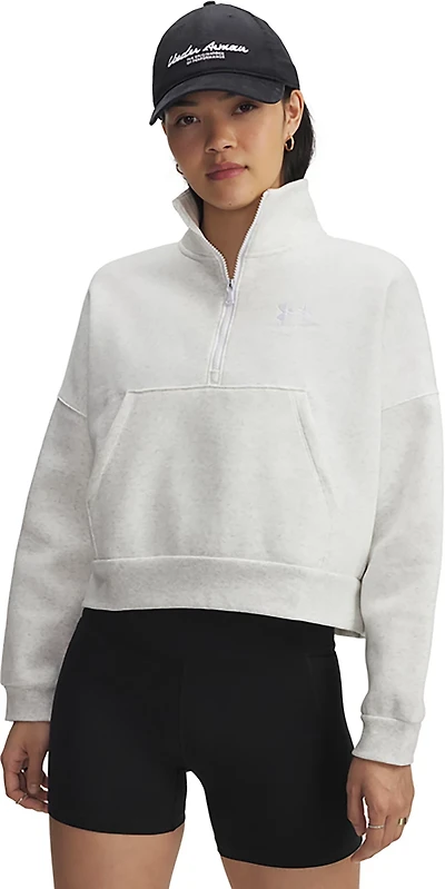 Under Armour Men's Icon Fleece Oversized 1/2 Zip Top