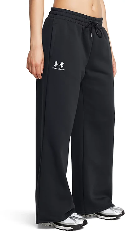 Under Armour Women's Icon Fleece Wide Leg Pants