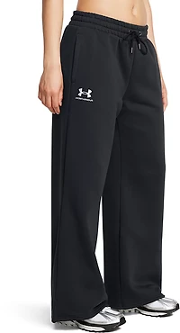 Under Armour Women's Icon Fleece Wide Leg Pants