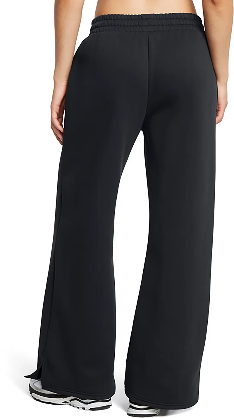 Under Armour Women's Icon Fleece Wide Leg Pants