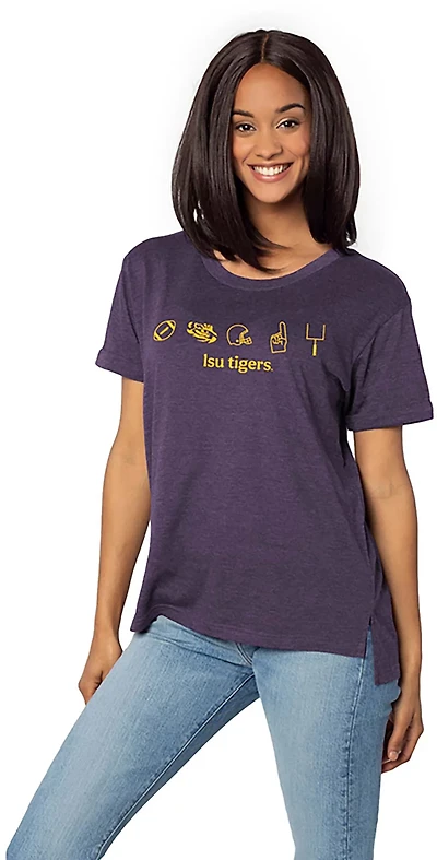 Chicka-d Women's LSU Hustle Must Have T-shirt