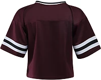 Hype and Vice Women's Texas A&M University Cropped Football Jersey