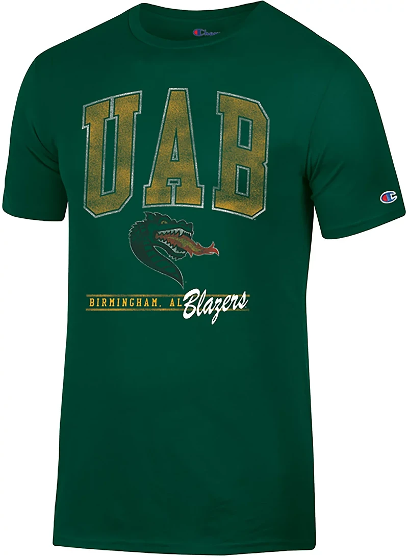 Champion Men's Alabama-Birmingham Big Logo Stadium T-shirt