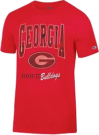 Champion Men's Georgia Big Logo Stadium T-shirt