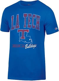 Champion Men's Louisiana Tech Big Logo Stadium T-shirt