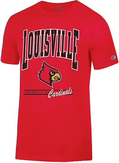 Champion Men's Louisville Big Logo Stadium T-shirt