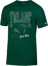 Champion Men's Tulane Big Logo Stadium T-shirt