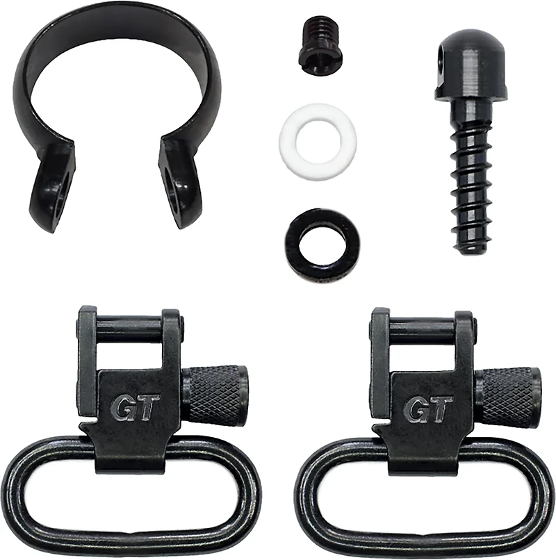 Grovtec One Piece Barrel Band Locking Swivel Set