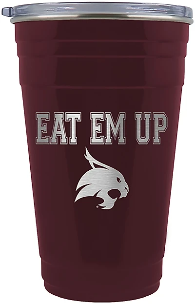 Great American Products Texas State Tailgater Rally Cry Travel 22 oz Tumbler