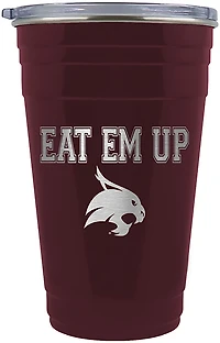 Great American Products Texas State Tailgater Rally Cry Travel 22 oz Tumbler