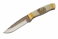 Rite Edge Sleek Bone Eagle Fixed Knife