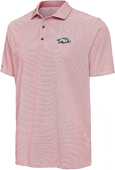 Antigua Men's Arkansas Pave Polo Shirt
