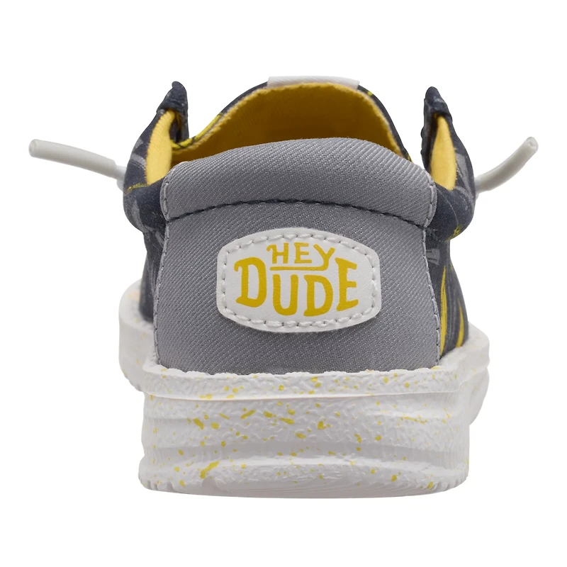 Hey Dude Kids' Toddler Wally Construction Slip On Shoes