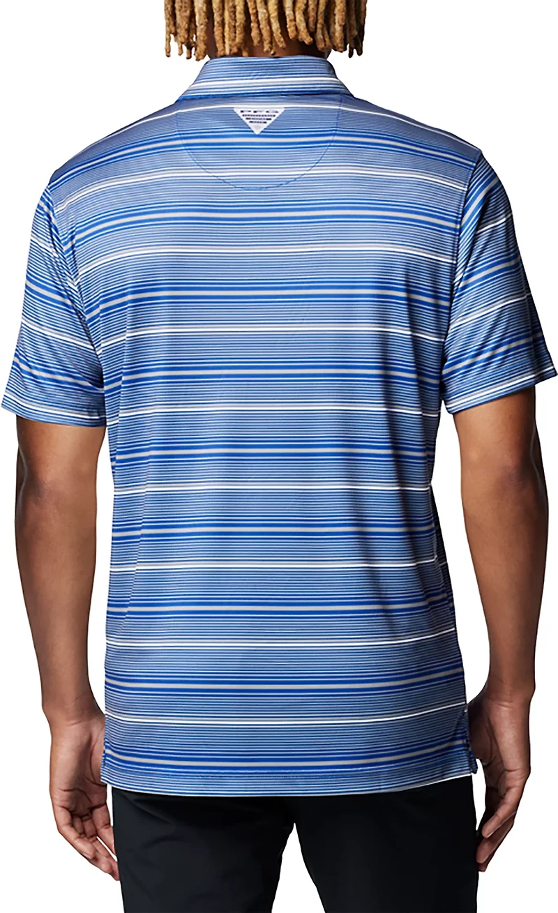 Columbia Kentucky Wildcats PFG Super Terminal Tackle Omni-Shade Stripe Polo