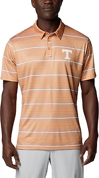Columbia Tennessee Volunteers PFG Super Terminal Tackle Omni-Shade Stripe Polo