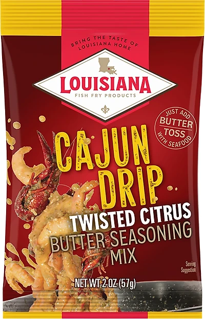 Louisiana Fish Fry Products Cajun Drip Twisted Citrus Seasoning Mix