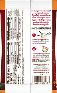Louisiana Fish Fry Products Cajun Drip Chili Crush Seasoning Mix