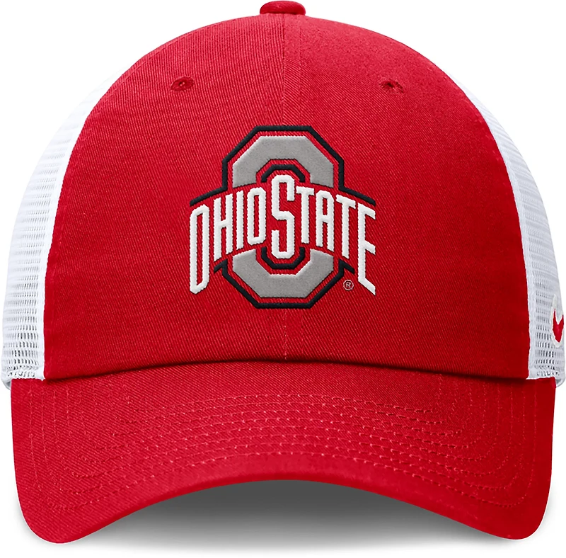 Nike Men's Ohio State Club Unstructured Adjustable Mesh Back Cap