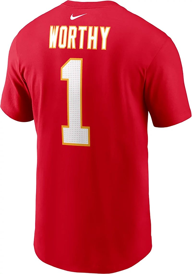 Nike Men's Kansas City Chiefs Xavier Worthy #1 Graphic T-shirt