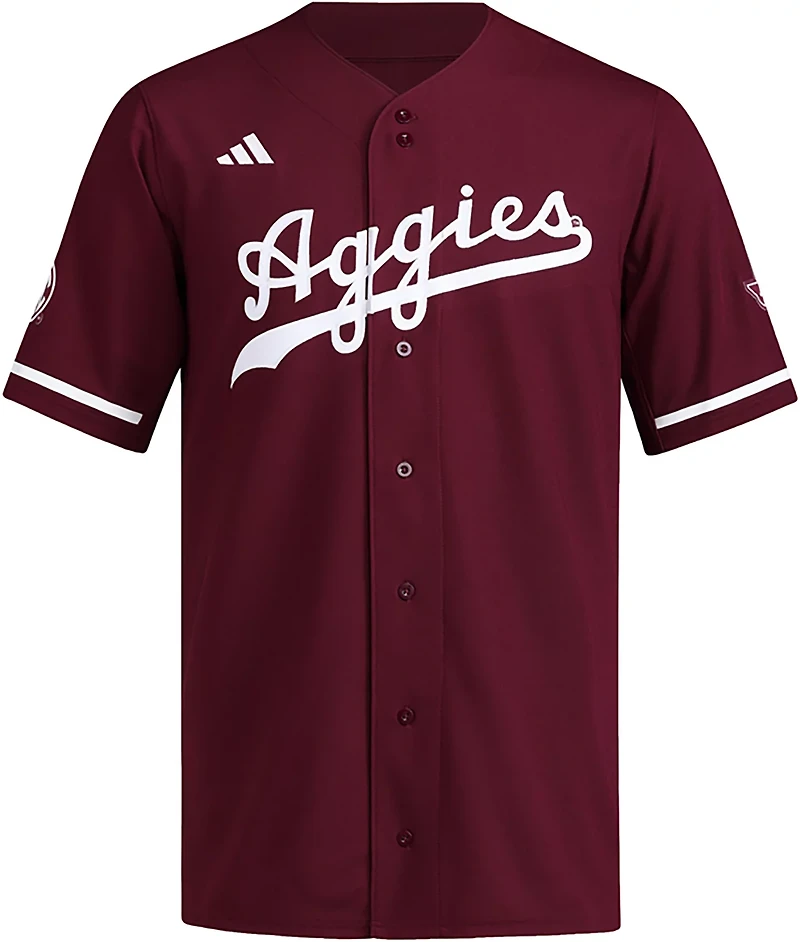 adidas Men's Texas A&M University Reverse Retro Baseball Replica Jersey