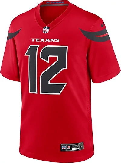 Nike Men's Houston Texans Nico Collins #12 Horn Logo Alternate Game Jersey