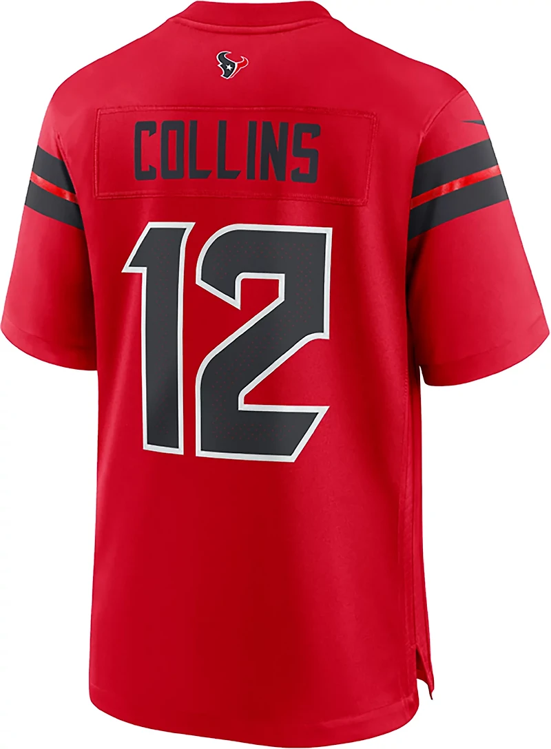 Nike Men's Houston Texans Nico Collins #12 Horn Logo Alternate Game Jersey