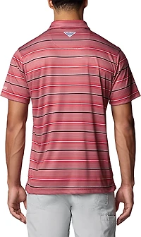 Columbia Men's Ohio State Stripe Super Terminal Tackle Polo
