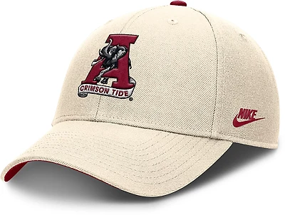 Nike Men's Alabama Dri-FIT Rise Legacy Vault Logo Structured Adjustable Cap