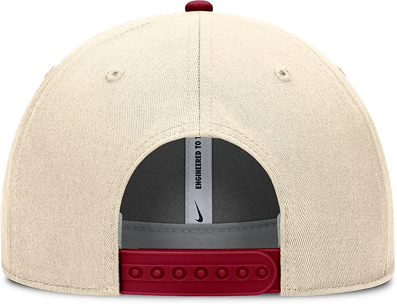 Nike Men's Alabama Dri-FIT Rise Legacy Vault Logo Structured Adjustable Cap