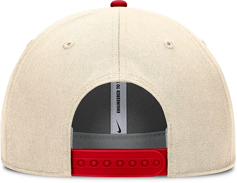 Nike Men's Georgia Dri-FIT Rise Legacy Vault Logo Structured Adjustable Cap